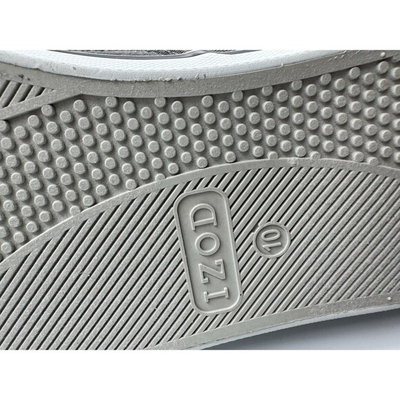 Izod Men's Rangley Canvas Memory Foam Gray Lace Up Sneaker Shoes Size 10 New - Picture 15 of 16